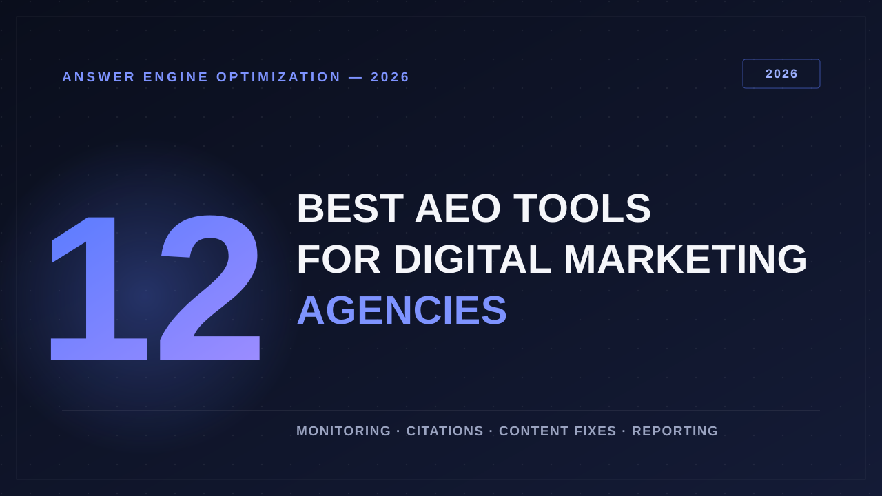 Best AI SEO Tools for Agencies in 2026: 5 Top Picks
