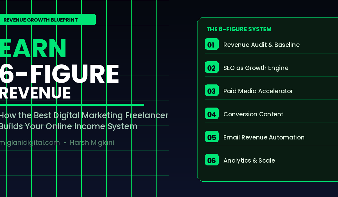 How the Best Digital Marketing Freelancer Helps You Earn 6-Figure Revenue