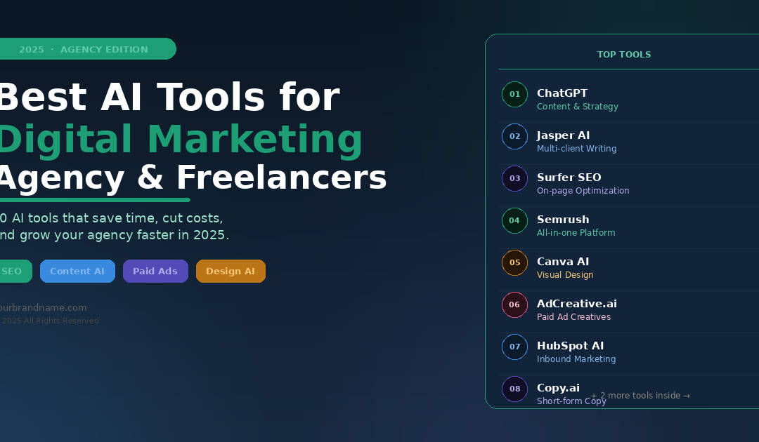 Best AI Tools for Digital Marketing Agency