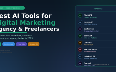 Best AI Tools for Digital Marketing Agency